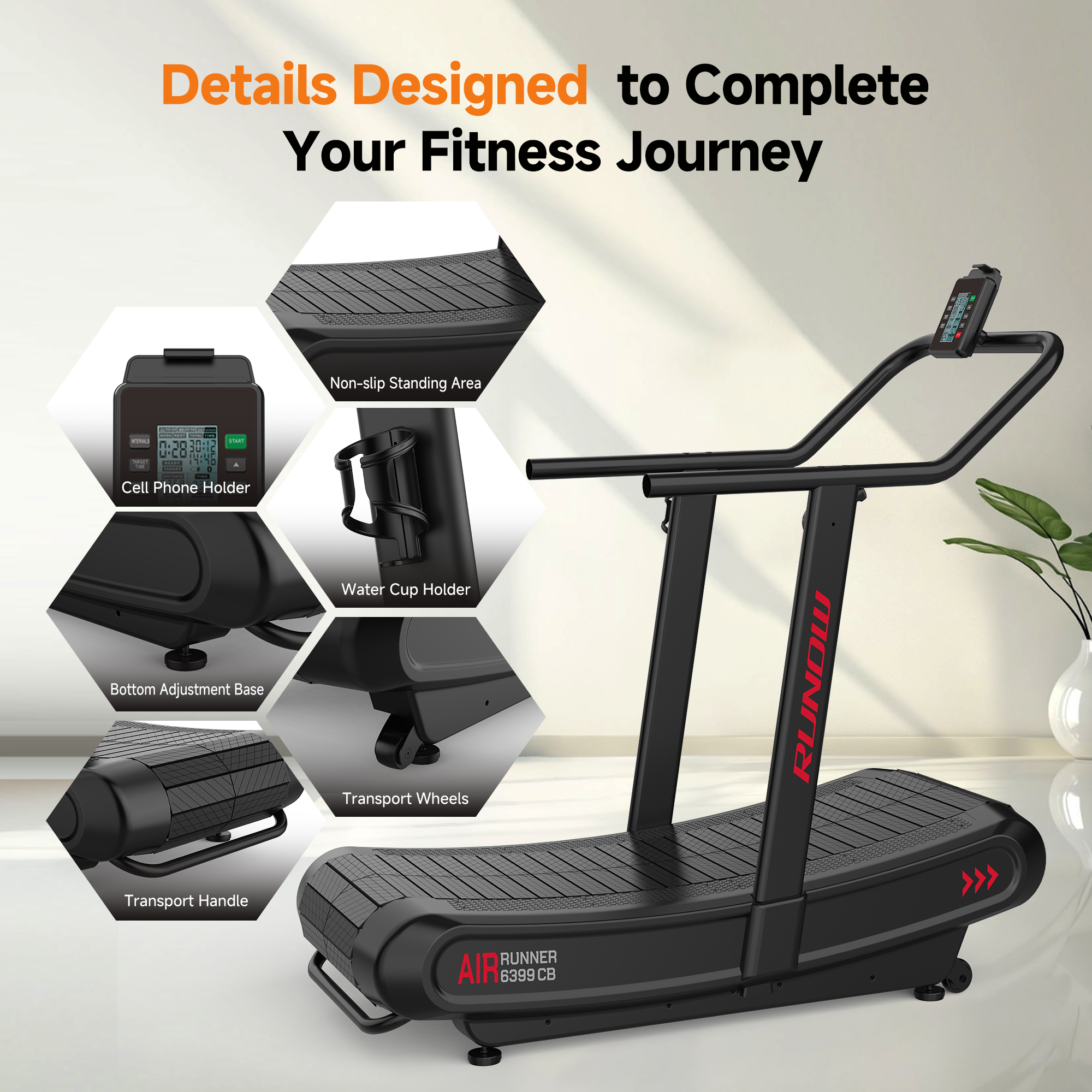 RUNOW Curved Treadmill 6399